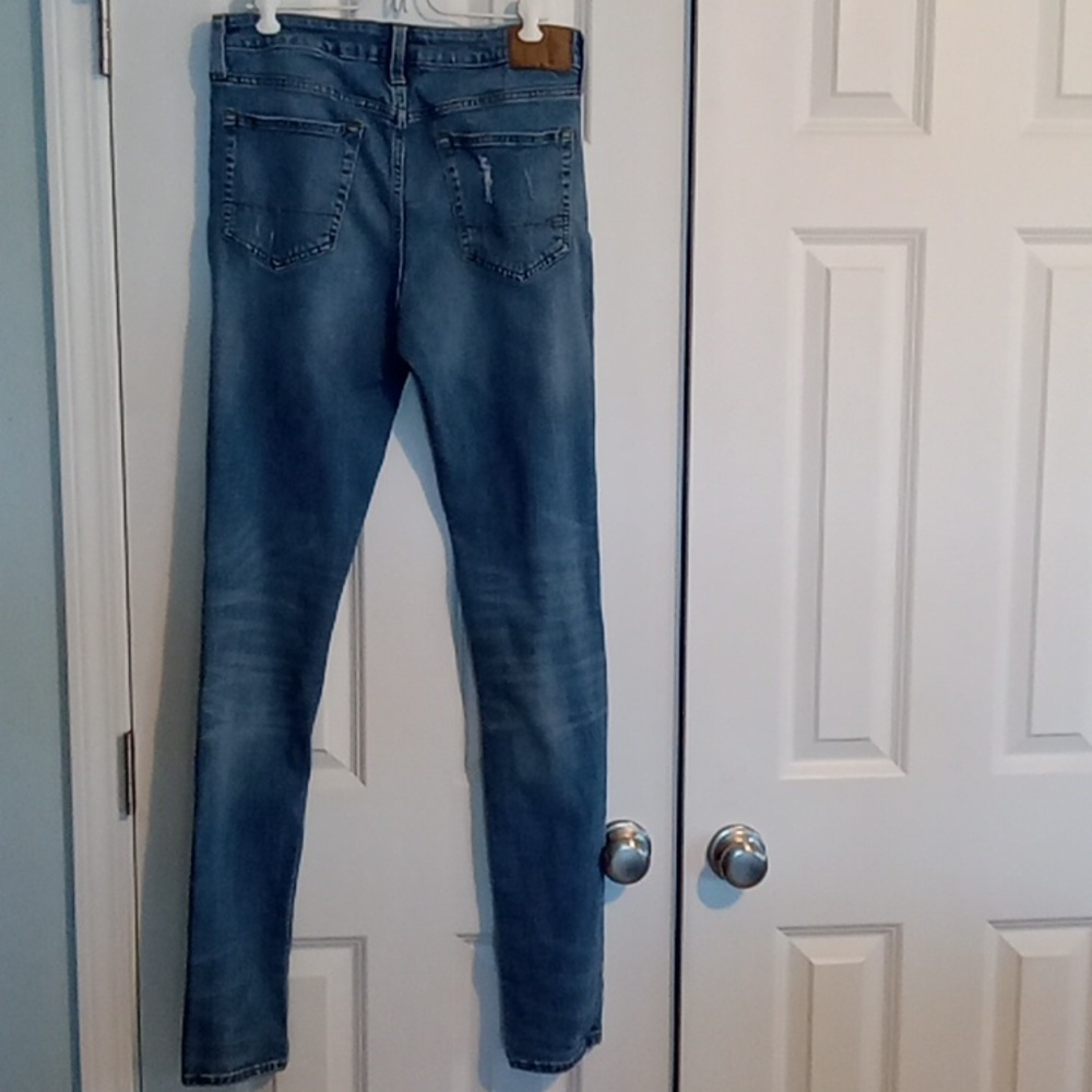 Aeropostale Men's Skinny Jeans - Faded Blue - Picture 4 of 8
